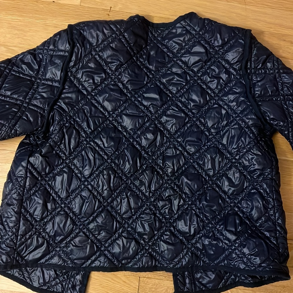 Navy Quilted Jacket Size L - Picture 7 of 7